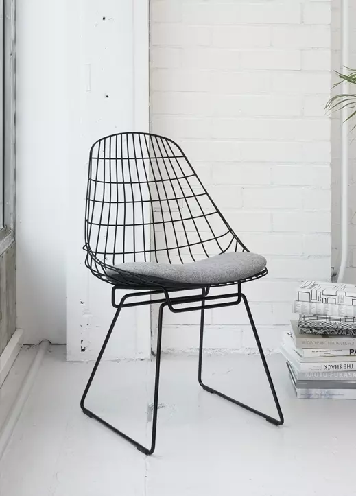 Pastoe SM05 black stoel eetkamerstoel staal zwart design vanderlindeinterieur