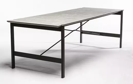 vanderlindeinterieur_Dent Bosco mat Metaform eetkamertafel tafel rechthoekig groot design op maat