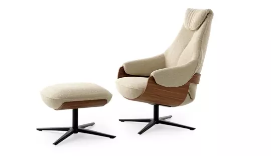 Van der Linde interieur leolux design fauteuils cream 1